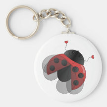 Ladybug with Open Wings Key Chain