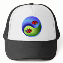 Ladybug Yin Yang Mesh Hat