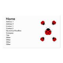 Ladybugs Business Card business cards