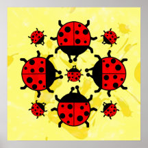 LADYBUGS DESIGN Poster