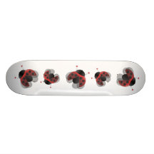 Ladybugs Fly Skateboard Deck