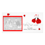 Ladybugs in Love Valentine Photo Cards