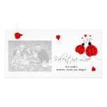 Ladybugs in Love Valentine Photo Cards