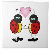Ladybugs love tiles