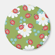 Ladybugs Refrigerator Magnet