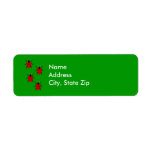 Ladybugs Return Address Label