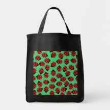 ladybugs rule tote bags