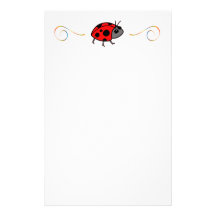 Ladybugs Stationery Design
