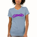 Lady's BE GOOD BE EVIL Optical Illusion T-Shirt