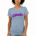 Lady's BE GOOD BE EVIL Optical Illusion T-Shirt