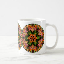 Laelia orchid collage- Mug