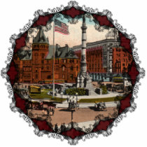 Lafayette Square Vintage Buffalo Ornament Acrylic Cut Outs