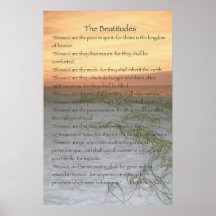 L'affiche de béatitudes (verticale)