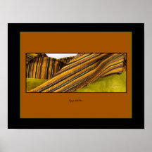 L'affiche de scintillement Chartreuse de feuille g