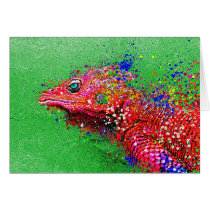 Lagarto Salpicado Greeting Card