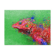 Lagarto Salpicado Post Card