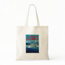 Lago Di Como Italy Vintage Travel Poster Art Bags