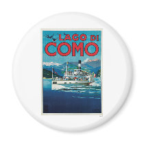 Lago Di Como Italy Vintage Travel Poster Art