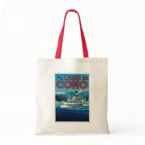 "Lago di Como" Vintage Italian Travel Poster Tote Bag