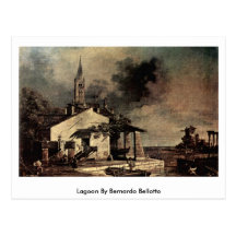 Lagoon By Bernardo Bellotto Post Cards