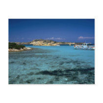 Lagoon, Mediterranean Island of Sardinia Postcard