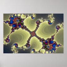 Lagoons Fractal Print