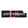 Lagotto Romagnolo Breed Monogram Bumper Sticker