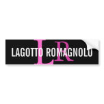 Lagotto Romagnolo Breed Monogram bumper stickers