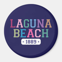 Laguna Beach 1889 Fridge Magnet