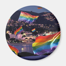 Laguna Beach Pride Fridge Magnets