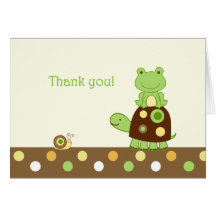 Laguna Frog Folded Thank you note Cards