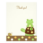 Laguna Frog & Turtle 4x5 Flat Thank you note Invite