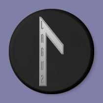 Laguz Rune grey magnets