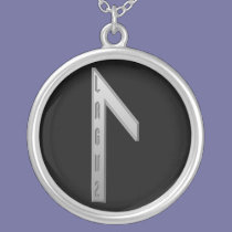 Laguz Rune grey necklaces