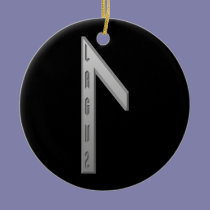 Laguz Rune grey ornaments