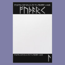 Laguz Rune grey stationery