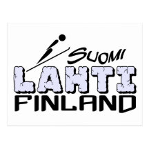 Lahti Finland postcard