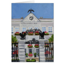 L'Aigle Noir Hotel:Fontainebleau FRANCE Greeting Card