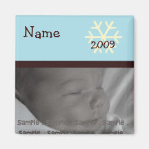 L'aimant personnalisé premier par Noël du bébé