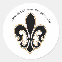 Laissez les bon temps Saints Stickers