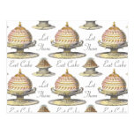 Laissez-les manger le chef de pâtisserie française cartes postales