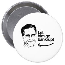 LAISSEZ ROMNEY ALLER BANKRUPT.png Badges Avec Agrafe