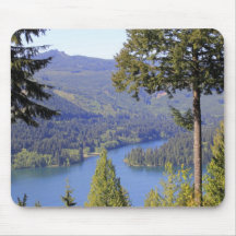 Lake and Forest View Mouse Pad