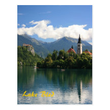 Lake Bled Post Card