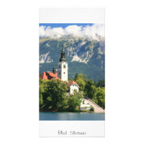 Lake Bled ,Slovenia Customized Photo Card