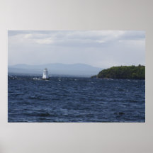 Lake Champlain Breakwater Print