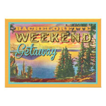 Lake Destination Bachelorette Weekend Party Invite