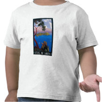 Lake Garda Travel Promotional Poster Tee Shirts