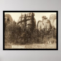 Lake Harney Peaks near Custer City SD 1891 posters