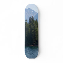 Lake Mcdonald In Glacier National Park Montana Skate Board